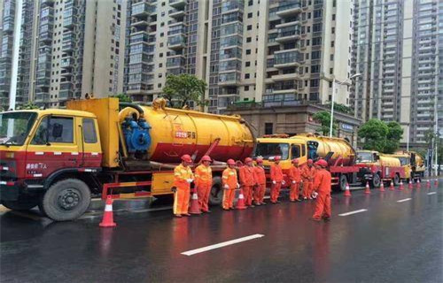 茶山镇市政管道清淤
